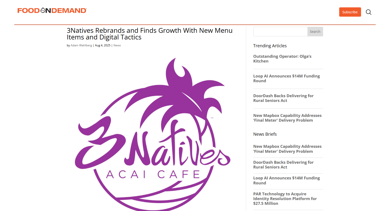 3Natives Rebrands and Finds Growth With New Menu Items and Digital Tactics